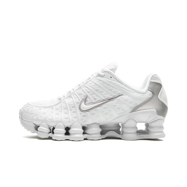 Nike Shox TL White Metallic Silver - SneakCenter