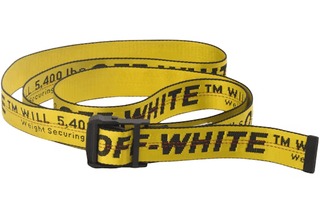 OFF-WHITE Industrial Belt Yellow Black