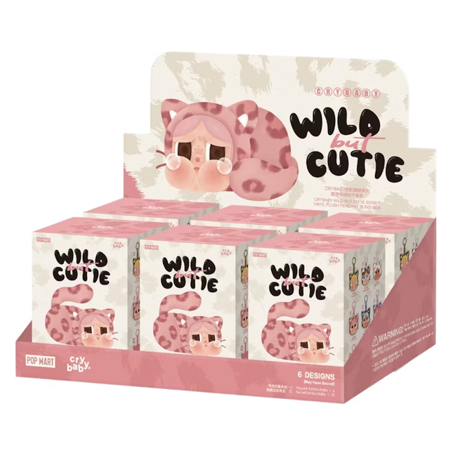 Pop Mart CRYBABY Wild but Cutie Series - Vinyl Face Plush Blind Box - SneakCenter