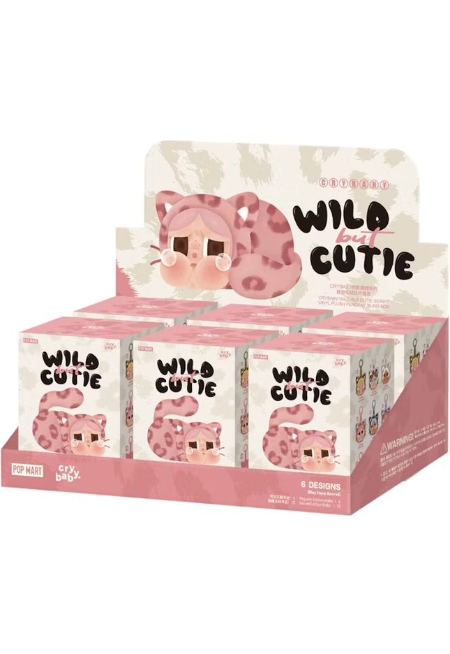Pop Mart CRYBABY Wild but Cutie Series - Vinyl Face Plush Blind Box - SneakCenter