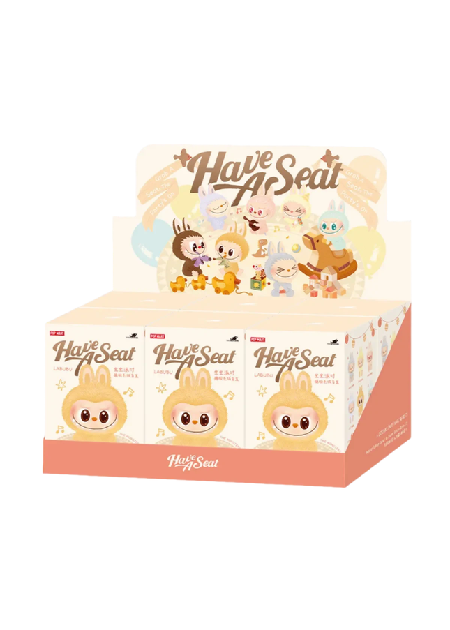 Pop Mart Labubu THE MONSTERS  Have a Seat Vinyl Plush Blind Box