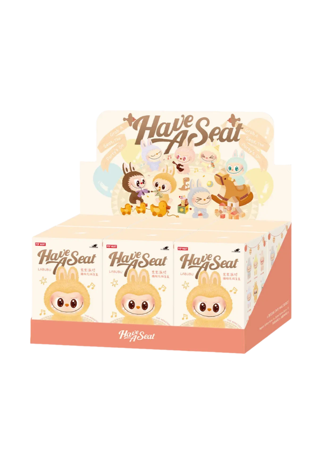 Pop Mart Labubu THE MONSTERS  Have a Seat Vinyl Plush Blind Box