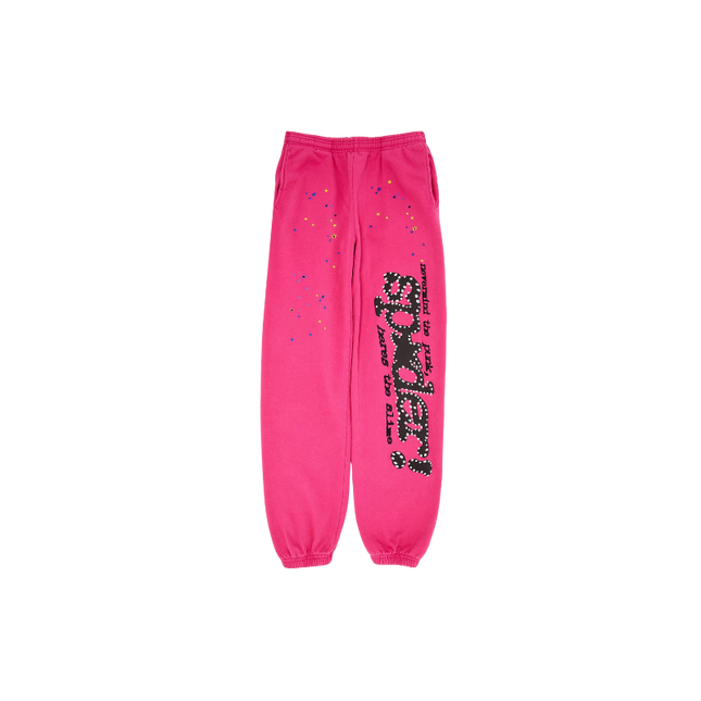 Sp5der P*nk V2 Sweatpants Pink - SneakCenter