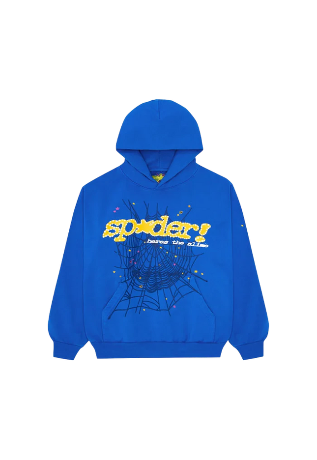 Sp5der Hoodie 'TC Blue' - SneakCenter