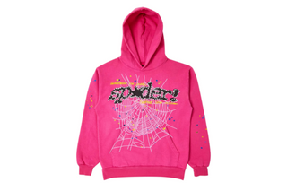 Sp5der P*NK V2 Hoodie Pink