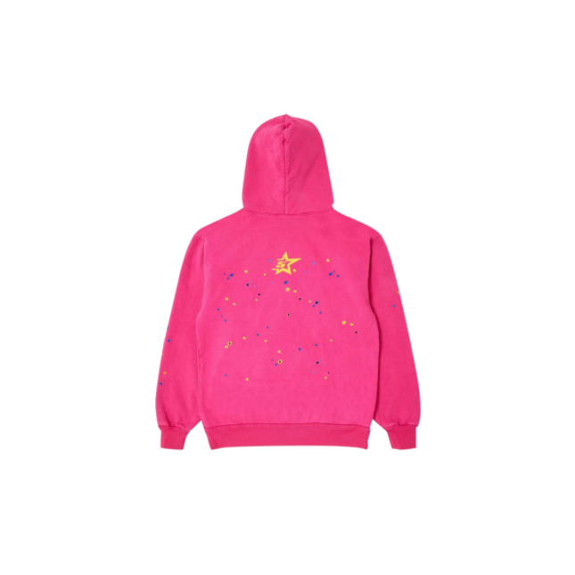 Sp5der P*NK V2 Hoodie Pink - SneakCenter