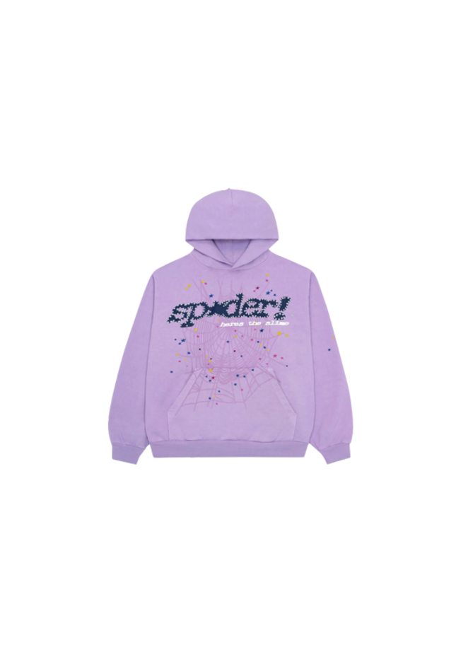 Sp5der Hoodie Purple Acai - SneakCenter