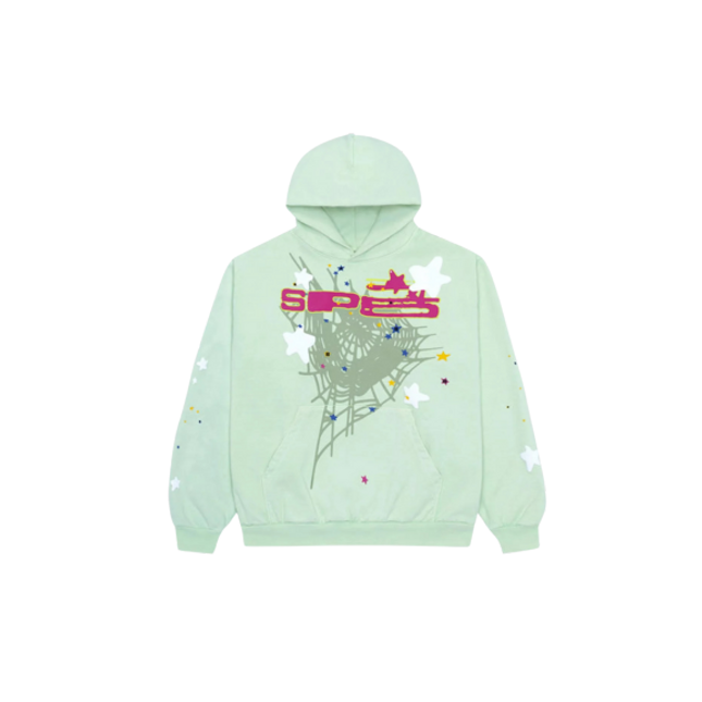 Sp5der SP5 Hoodie Mint - SneakCenter