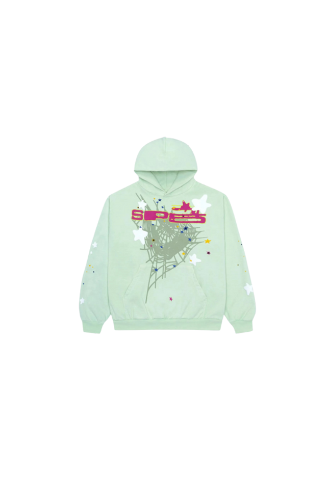 Sp5der SP5 Hoodie Mint - SneakCenter