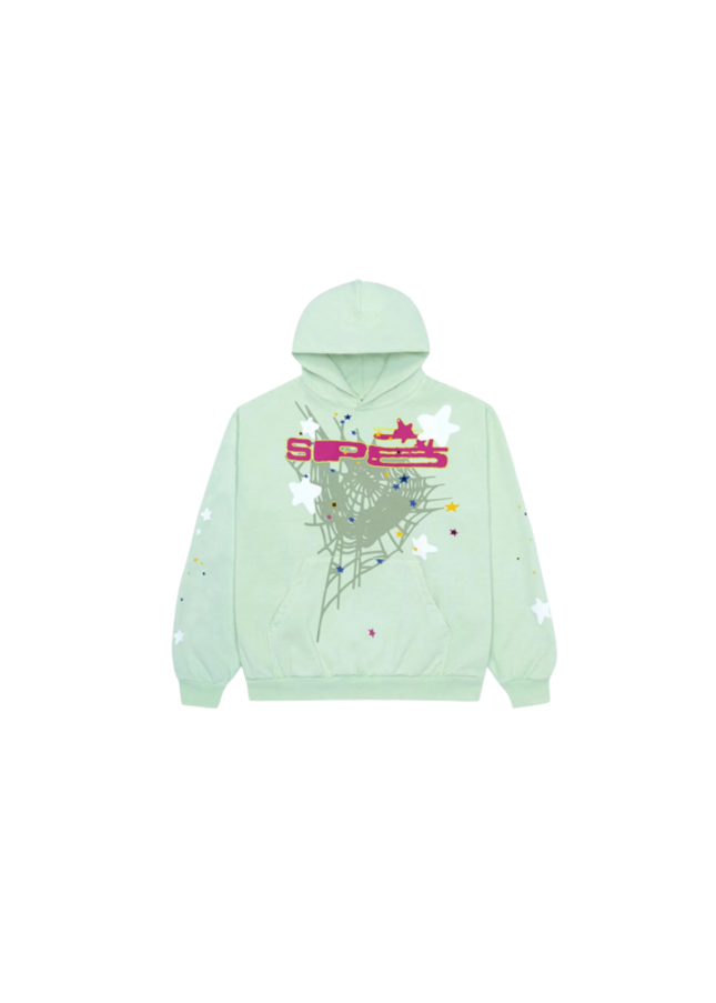 Sp5der SP5 Hoodie Mint - SneakCenter