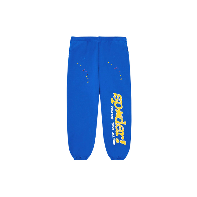Sp5der TC Sweatpants Blue - SneakCenter
