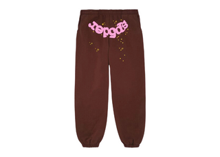 Sp5der Web Classic Sweatpants Brown