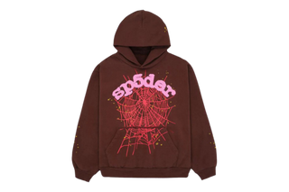 Sp5der Web Hoodie Brown