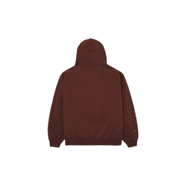 Sp5der Web Hoodie Brown - SneakCenter