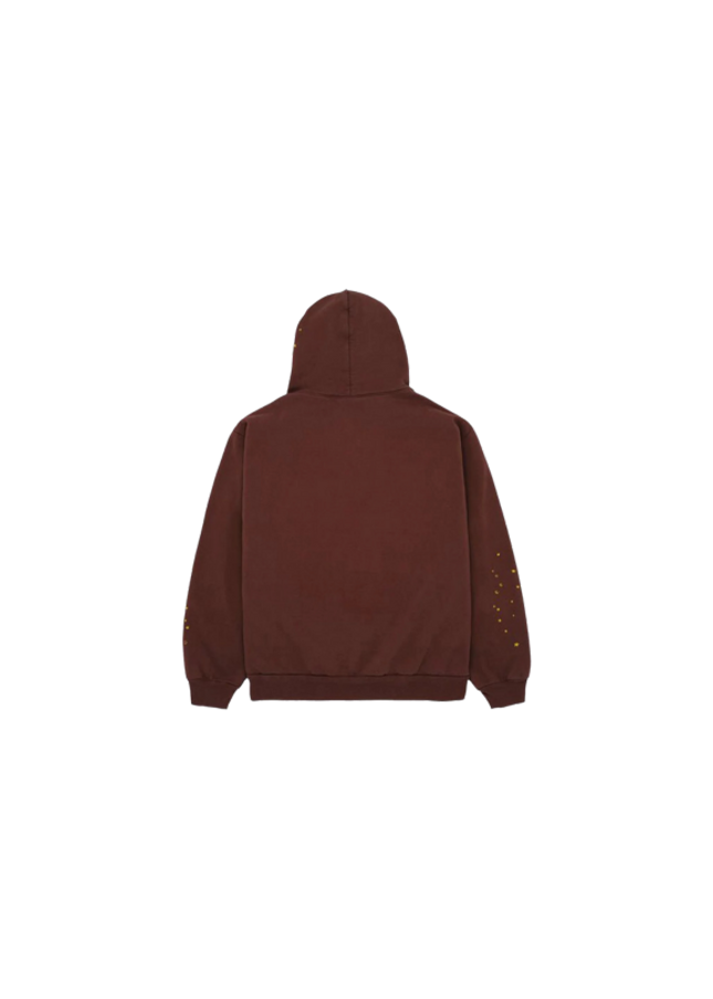 Sp5der Web Hoodie Brown - SneakCenter