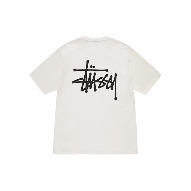 Stussy Basic Pigment Dyed T-Shirt Natural - SneakCenter
