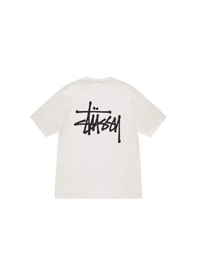 Stussy Basic Pigment Dyed T-Shirt Natural - SneakCenter