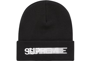 Supreme Motion Logo Beanie (SS23) Black