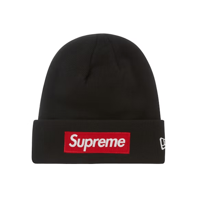 Supreme New Era Box Logo Beanie (FW22) Black - SneakCenter