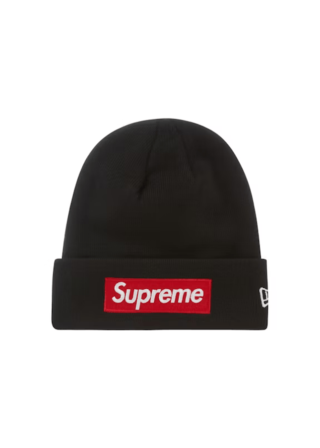 Supreme New Era Box Logo Beanie (FW22) Black - SneakCenter