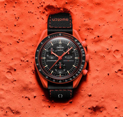 Swatch x Omega Bioceramic Moonswatch Mission On Earth Lava - SneakCenter