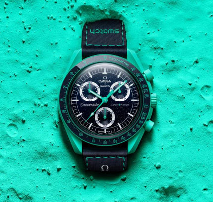 Swatch x Omega Bioceramic Moonswatch Mission On Earth Polar Lights - SneakCenter