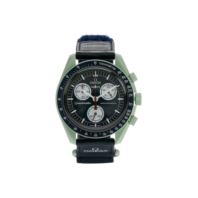Swatch x Omega Bioceramic Moonswatch Mission to Earth - SneakCenter