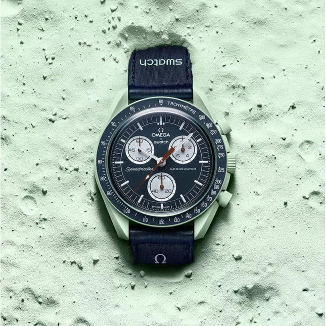 Swatch x Omega Bioceramic Moonswatch Mission to Earth - SneakCenter