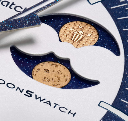 Swatch x Omega Bioceramic Moonswatch Mission to Earthphase Moonshine Gold PopCorn