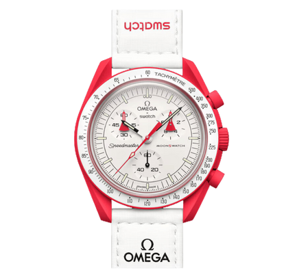 Swatch x Omega Bioceramic Moonswatch Mission to Mars - SneakCenter