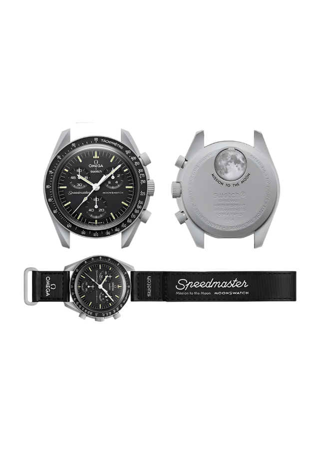 Swatch x Omega Bioceramic Moonswatch Mission to Moon - SneakCenter