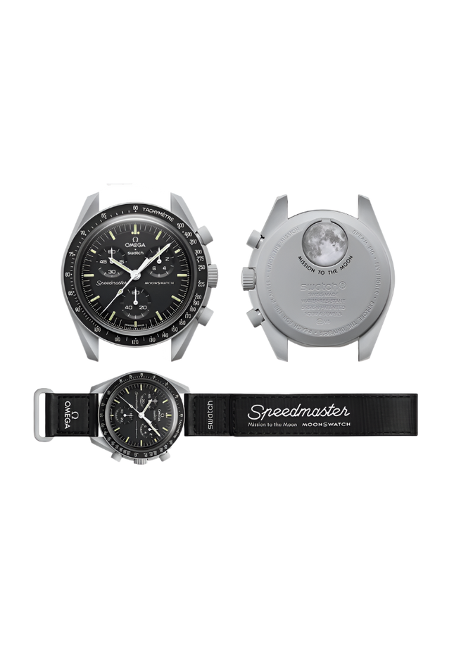 Swatch x Omega Bioceramic Moonswatch Mission to Moon - SneakCenter