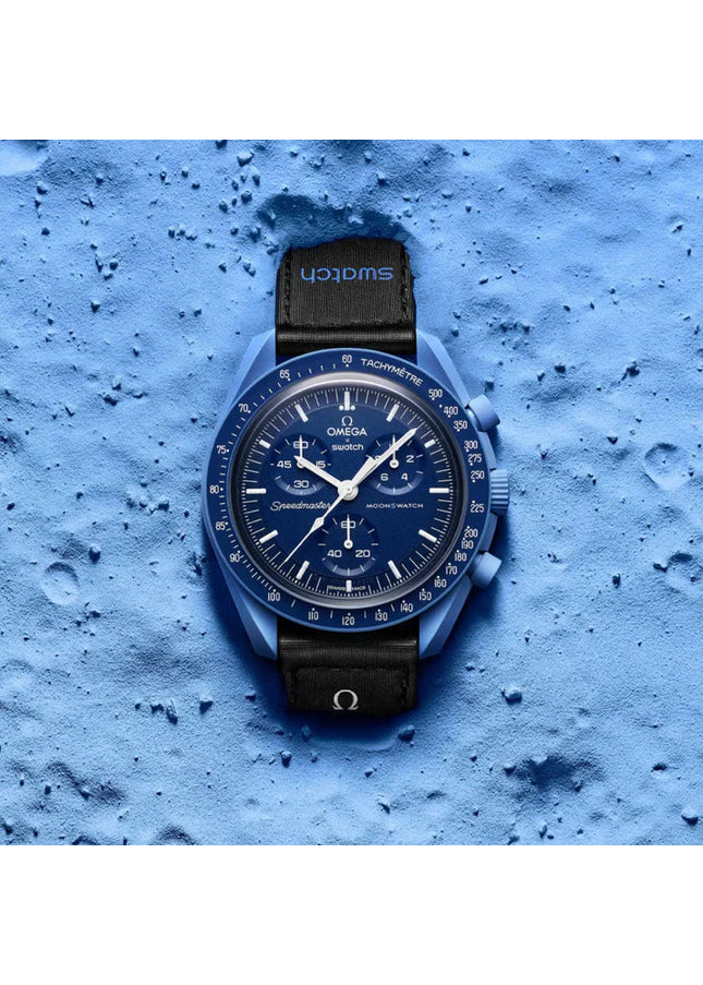 Swatch x Omega Bioceramic Moonswatch Mission to Neptune - SneakCenter