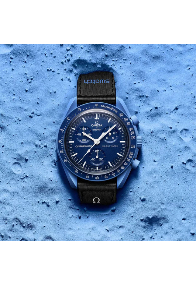 Swatch x Omega Bioceramic Moonswatch Mission to Neptune - SneakCenter