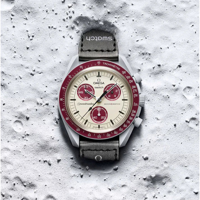 Swatch x Omega Bioceramic Moonswatch Mission to Pluto - SneakCenter