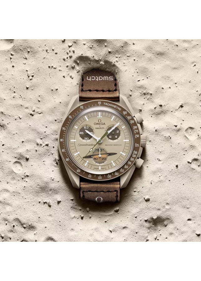 Swatch x Omega Bioceramic Moonswatch Mission to Saturn - SneakCenter