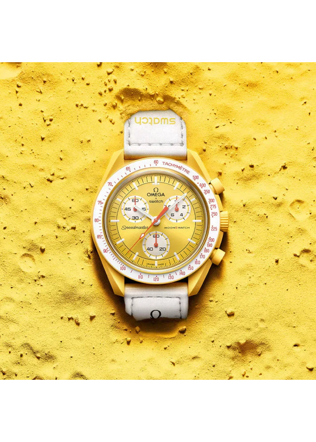 Swatch x Omega Bioceramic Moonswatch Mission to Sun - SneakCenter