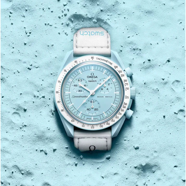 Swatch x Omega Bioceramic Moonswatch Mission to Uranus - SneakCenter