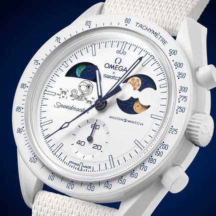 Swatch x Omega Mission to Earthphase Moonshine Gold Cold Moon