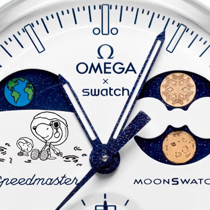 Swatch x Omega Mission to Earthphase Moonshine Gold Cold Moon