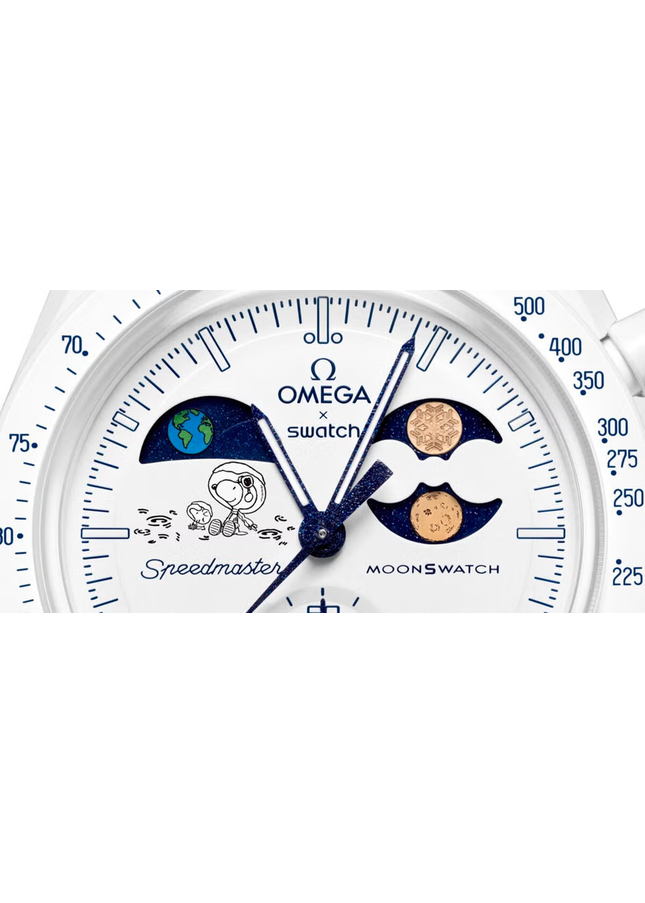 Swatch x Omega Mission to Earthphase Moonshine Gold Cold Moon