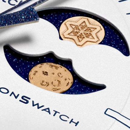 Swatch x Omega Mission to Earthphase Moonshine Gold Cold Moon