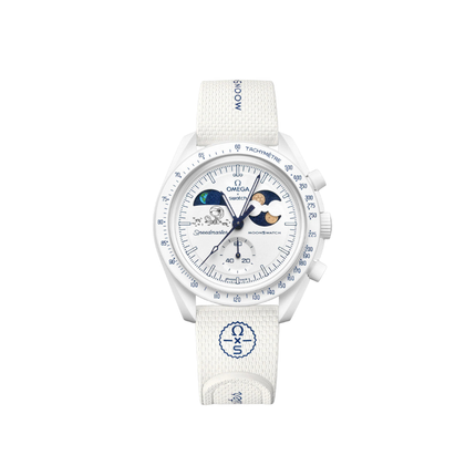 Swatch x Omega Mission to Earthphase Moonshine Gold Cold Moon