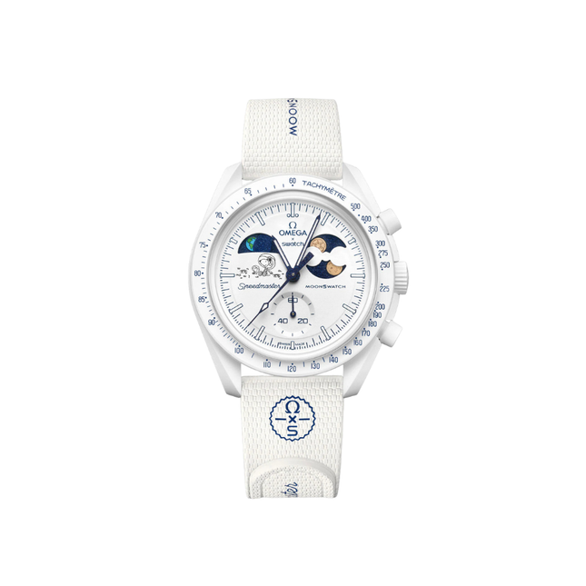Swatch x Omega Mission to Earthphase Moonshine Gold Cold Moon