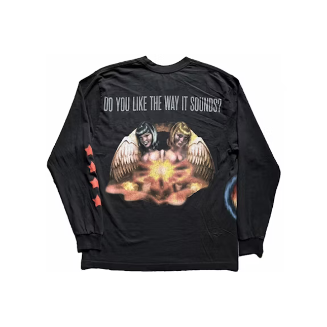 Travis Scott Utopia Circus Maximus 2023 Tour L/S Tee Black - SneakCenter