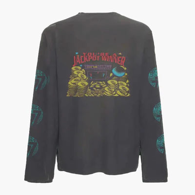 Triple Sevens Lucky Kiss Longsleeve Black
