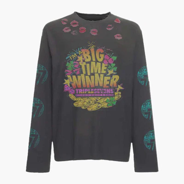 Triple Sevens Lucky Kiss Longsleeve Black