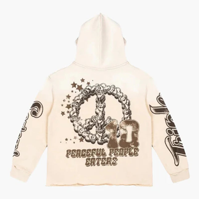 Triple Sevens All Star Football Hoodie Creme Brown