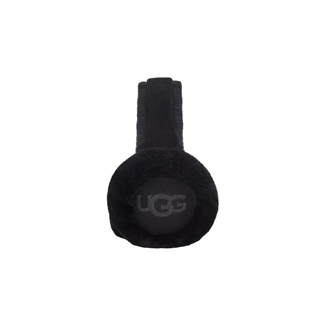 UGG Fülvédő - Sheepskin Embroidery Earmuff Black - SneakCenter