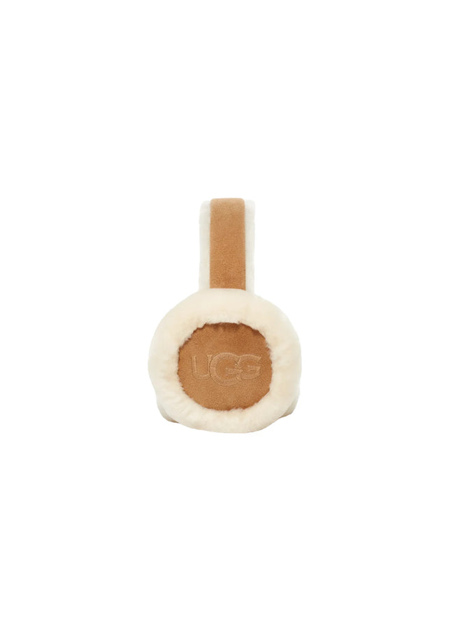 UGG Fülvédő - Sheepskin Embroidery Earmuff Chestnut - SneakCenter